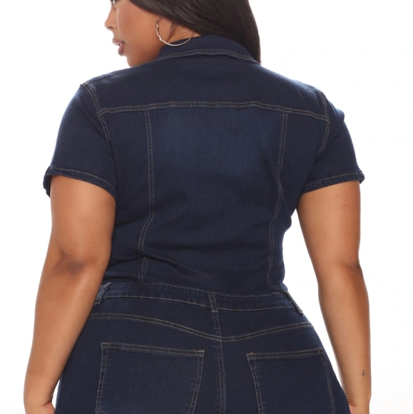 Day Dreaming Denim Jumpsuit - Picture 4 of 9